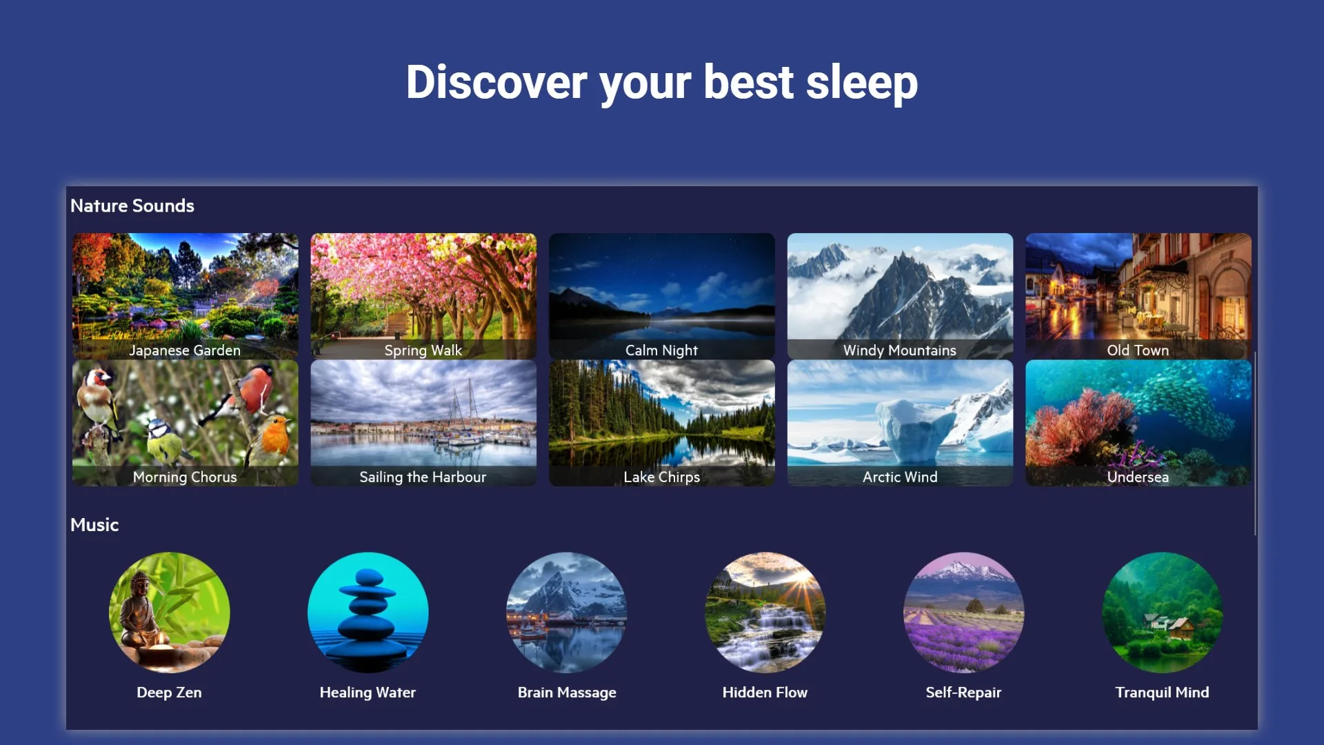 Sleep Sounds - Relax Music screenshot 2