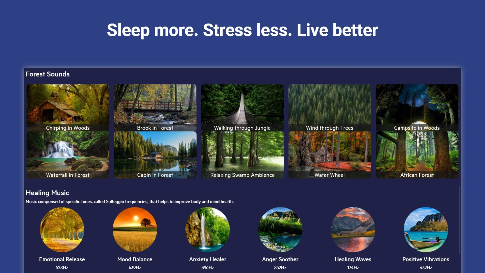 Sleep Sounds - Relax Music screenshot 3