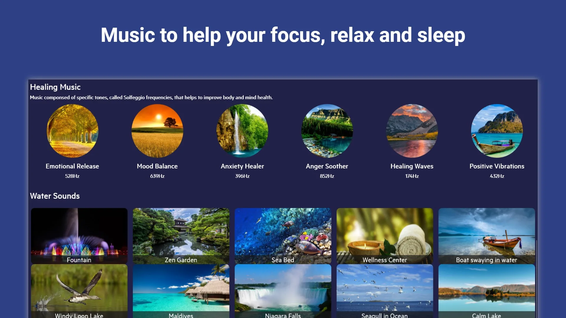 Sleep Sounds - Relax Music screenshot 4