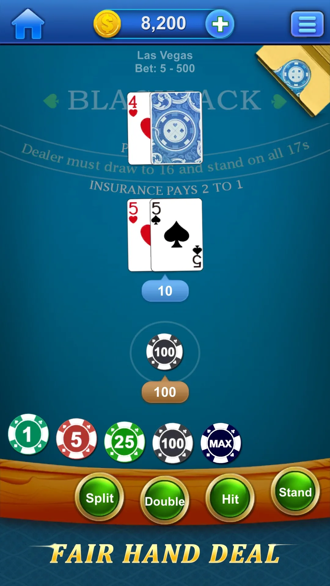 BlackJack 21 Pro! screenshot 3