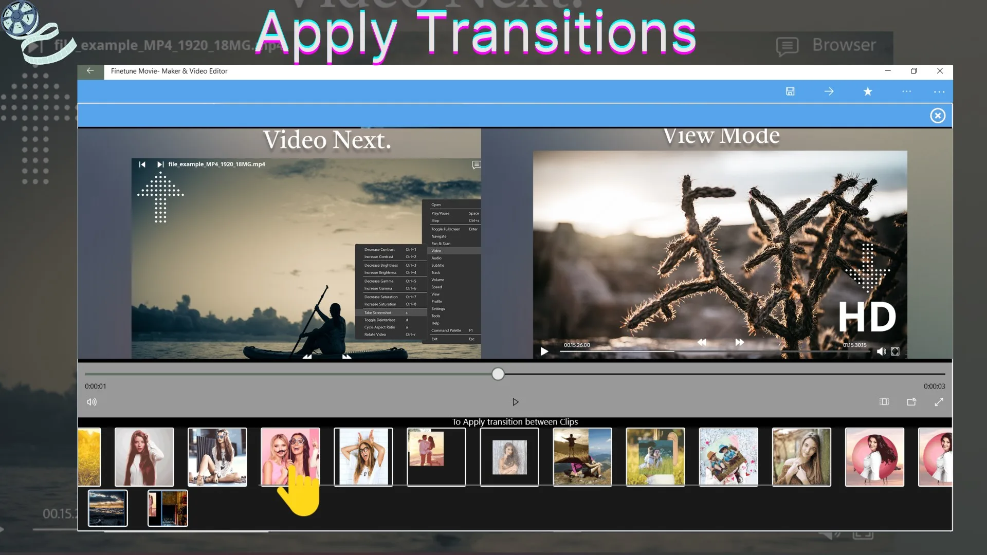 Finetune Movie Maker & Video Editor screenshot 3