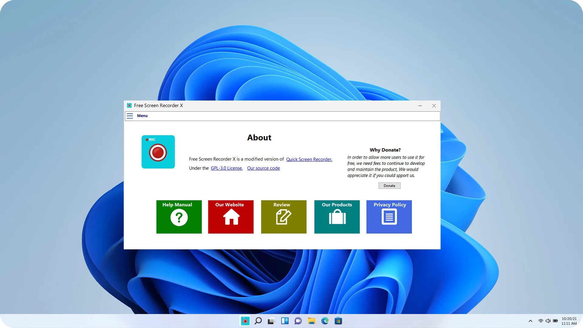 Free Screen Recorder X screenshot 4