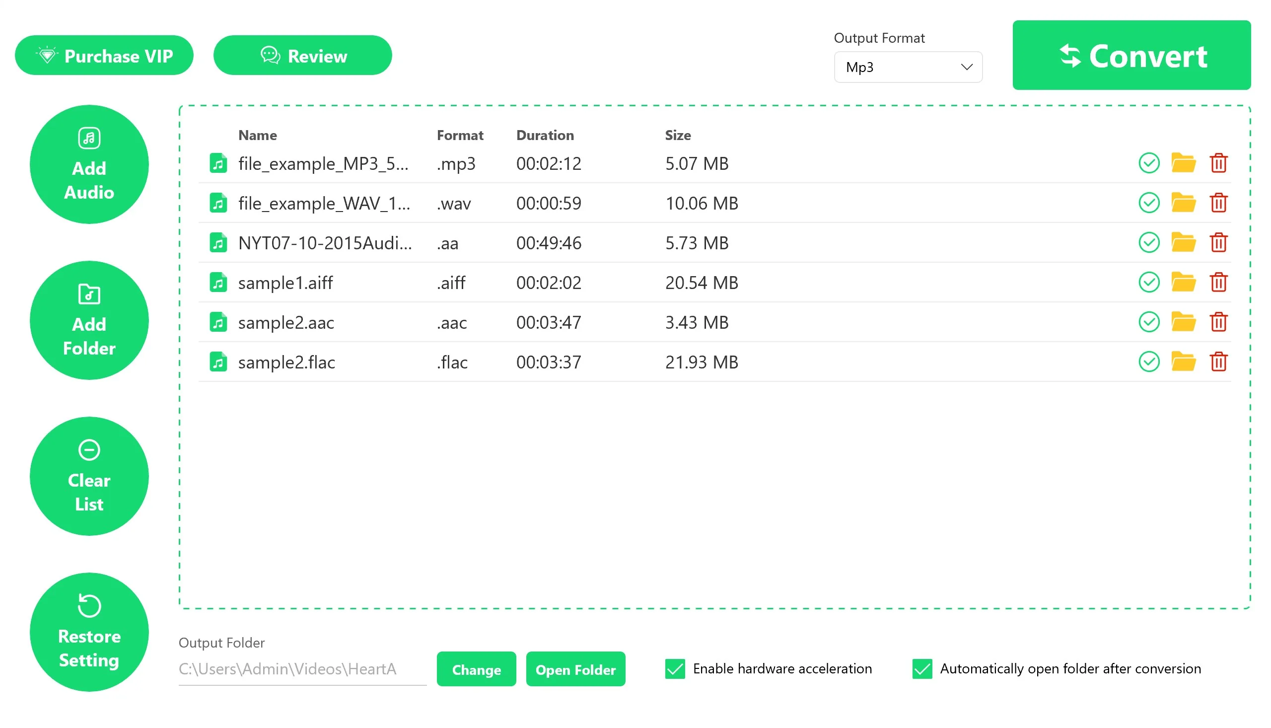 MP3 - Audio Converter Pro screenshot 1