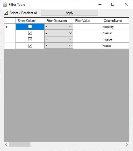 DBF View screenshot 3