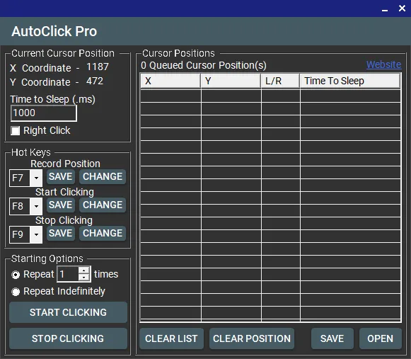 AutoClick Pro screenshot 1