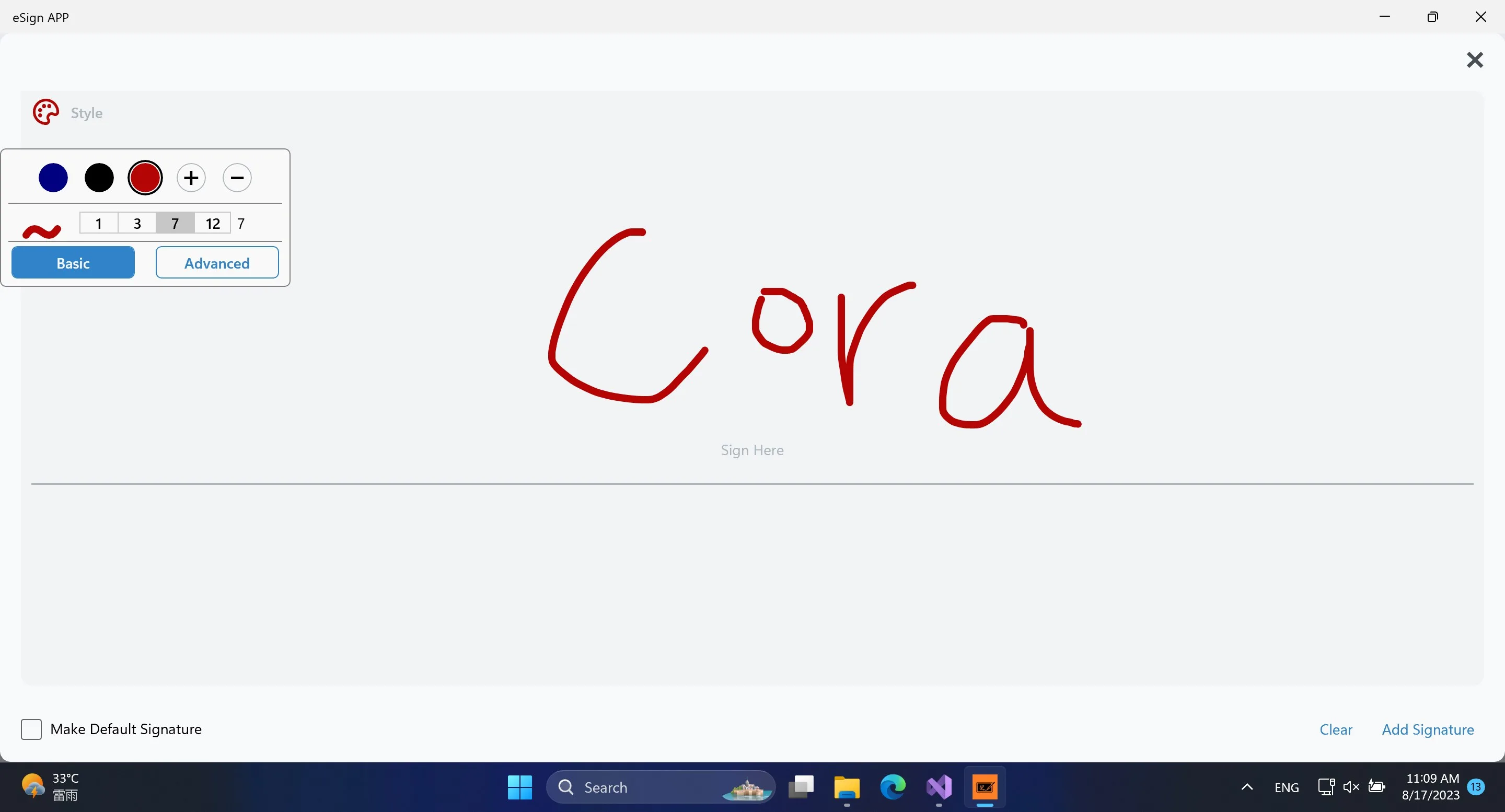 eSign APP screenshot 1