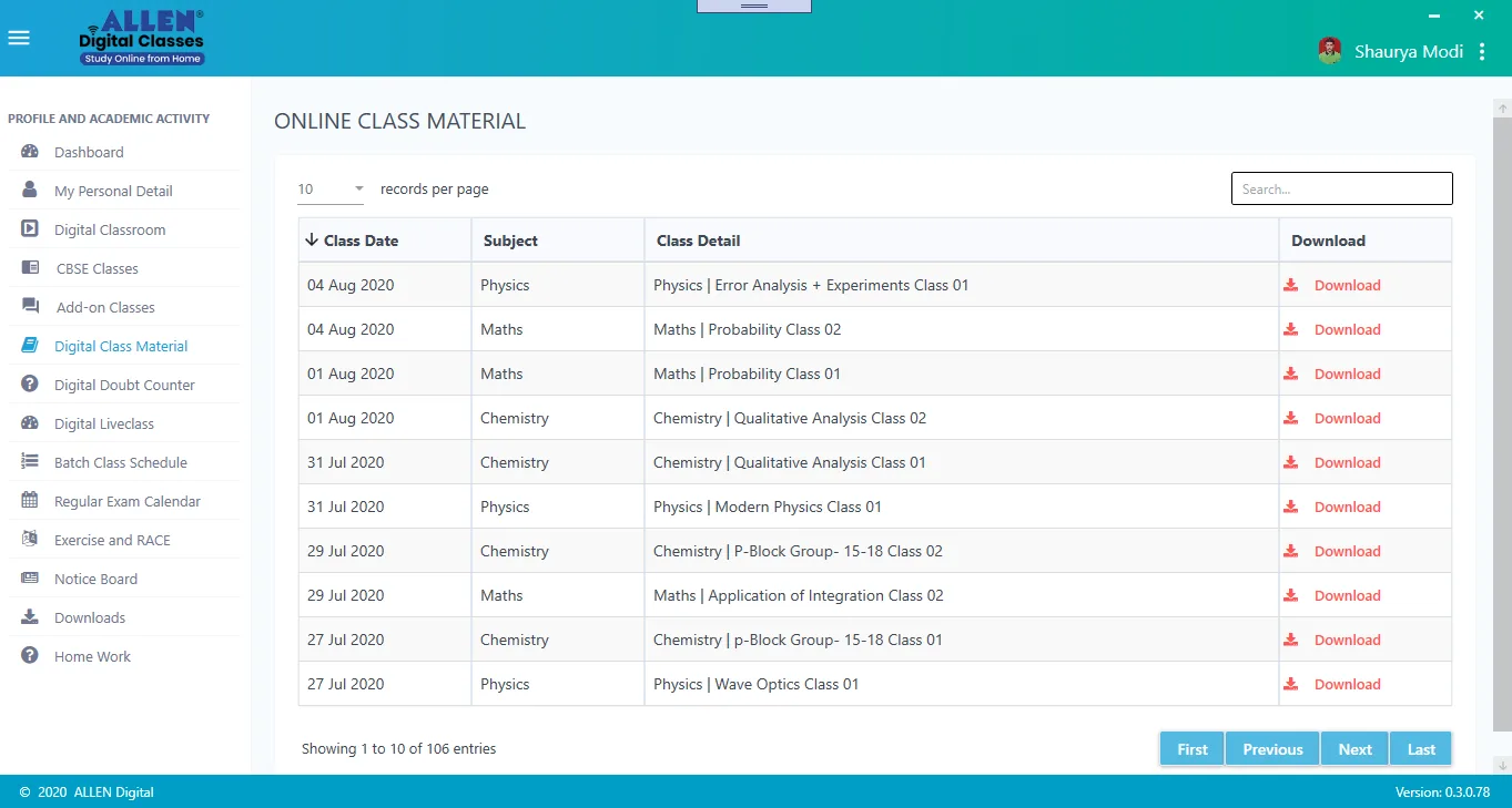 Allen Digital screenshot 1
