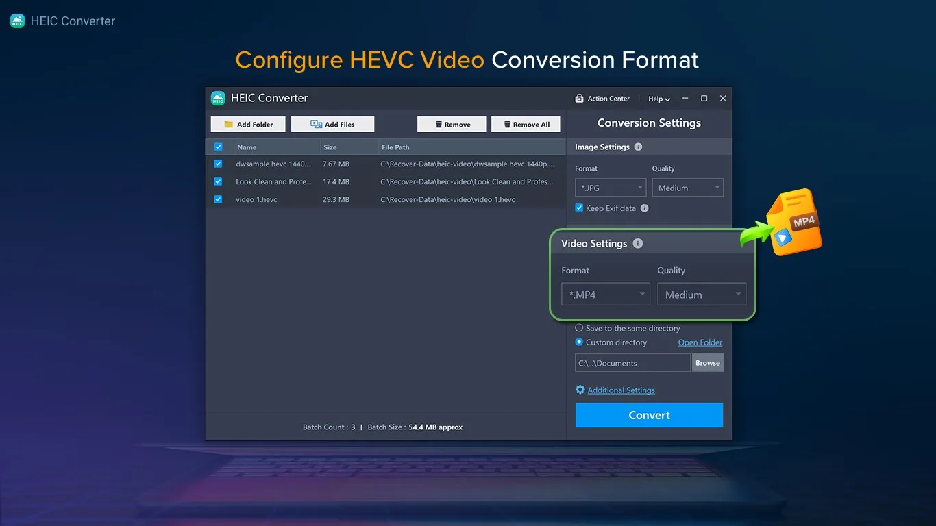 HEIC Converter: HEIC to JPG, HEIC to PNG, HEVC to MP4 screenshot 4