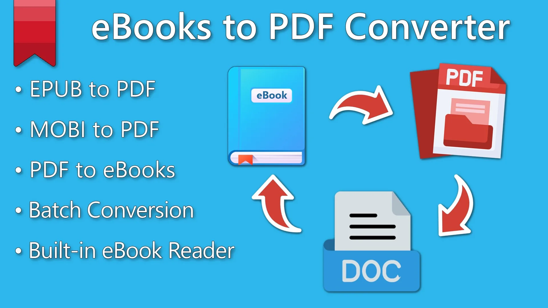 EPUB to PDF eBooks Converter screenshot 1