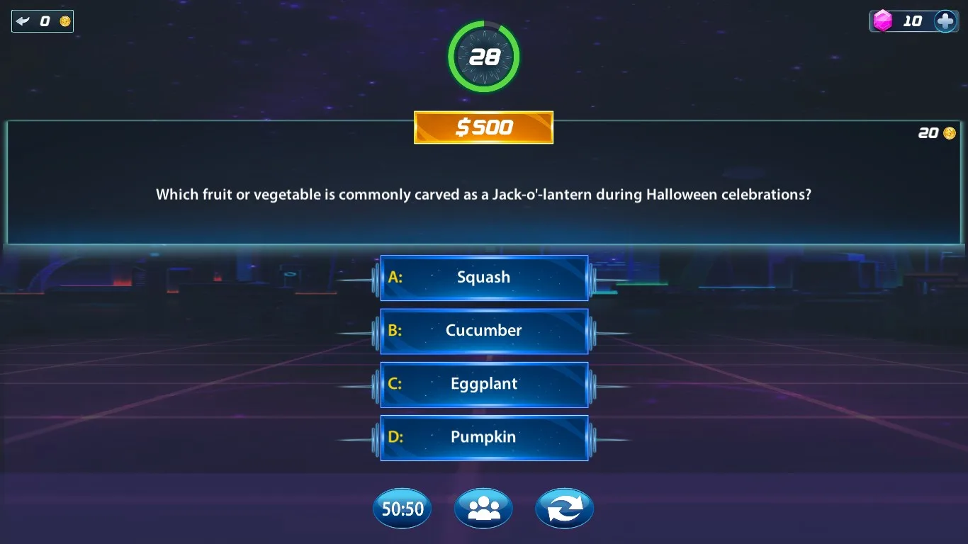Millionaire Trivia screenshot 1