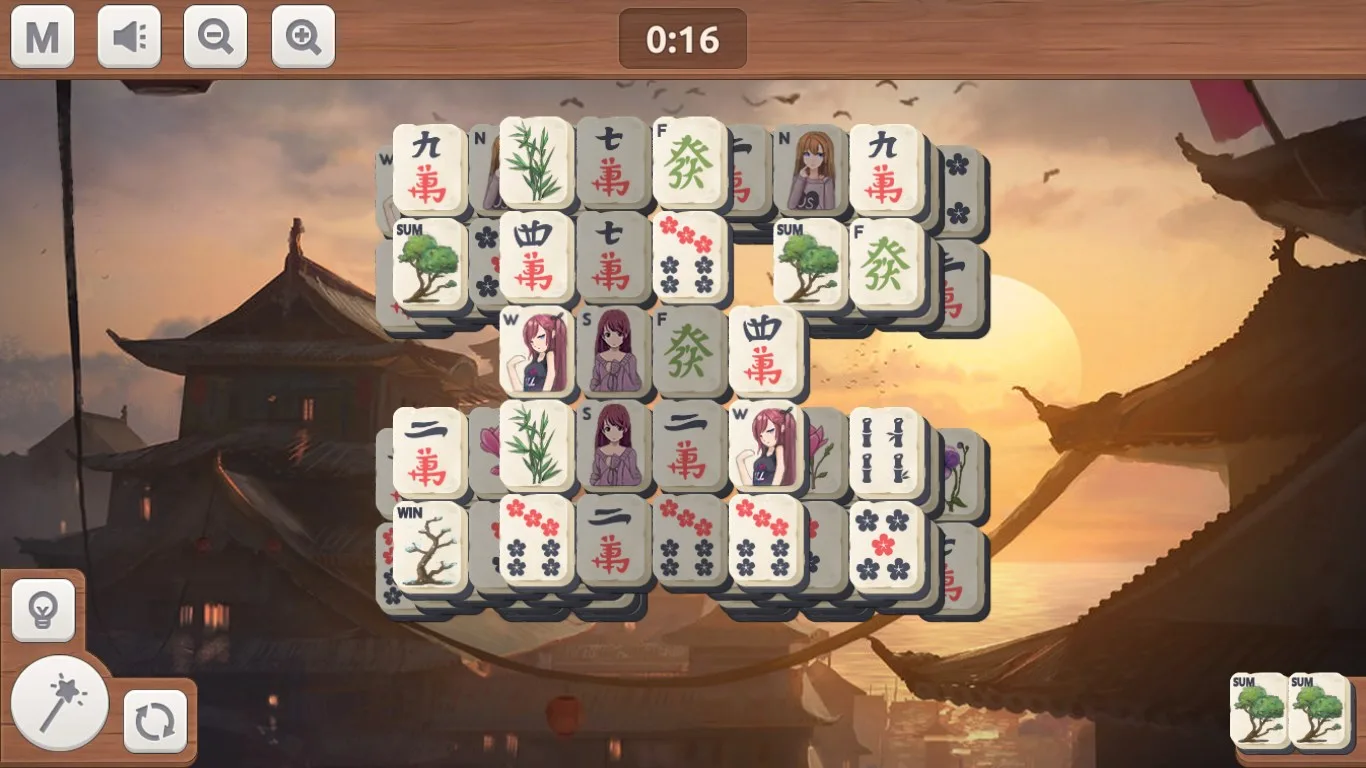 Mahjong Sakura screenshot 2