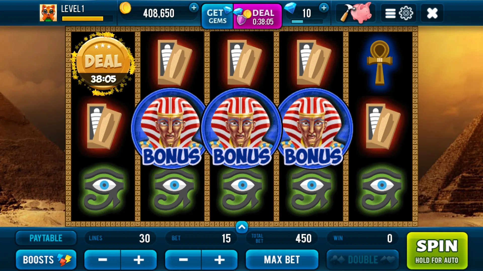 Pharaoh Slots - Casino Game screenshot 4