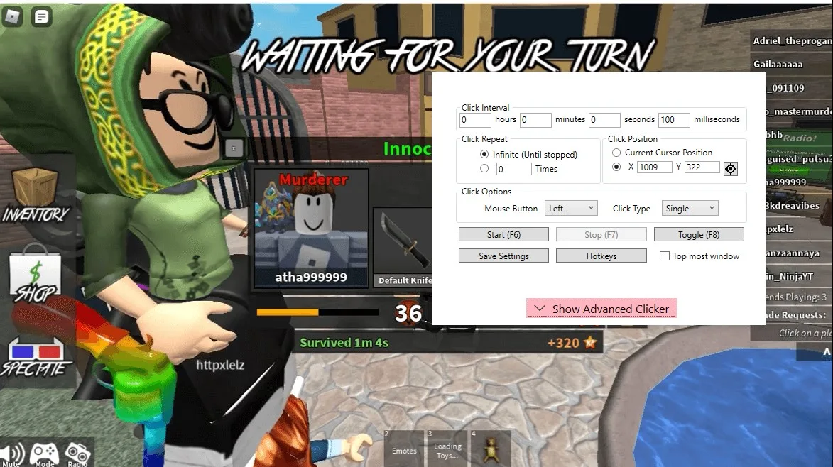 Auto Clicker - Key presser screenshot 1