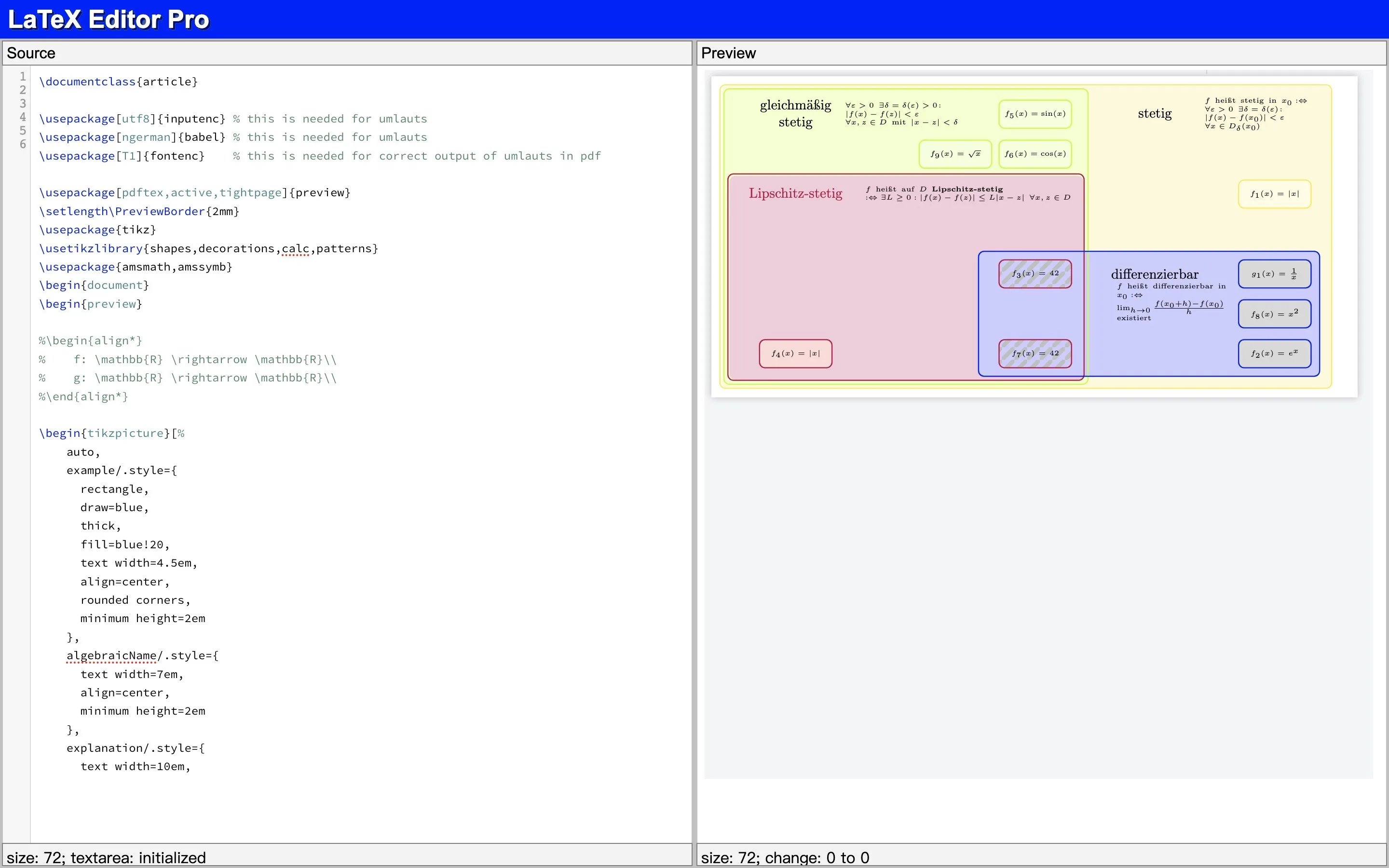LaTeX Editor Pro· screenshot 1