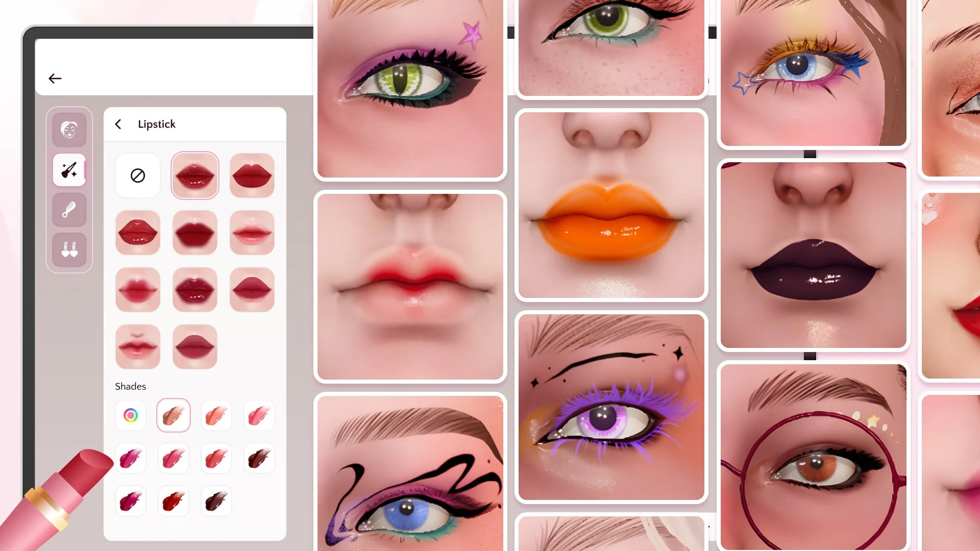 Makeup 3D - Beauty Salon & Project Makeover screenshot 2