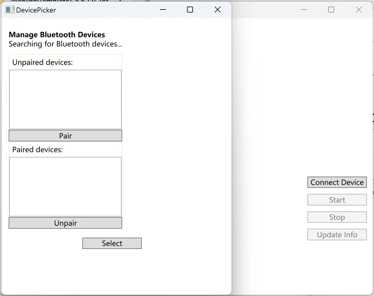 Blue tooth Terminal screenshot 1