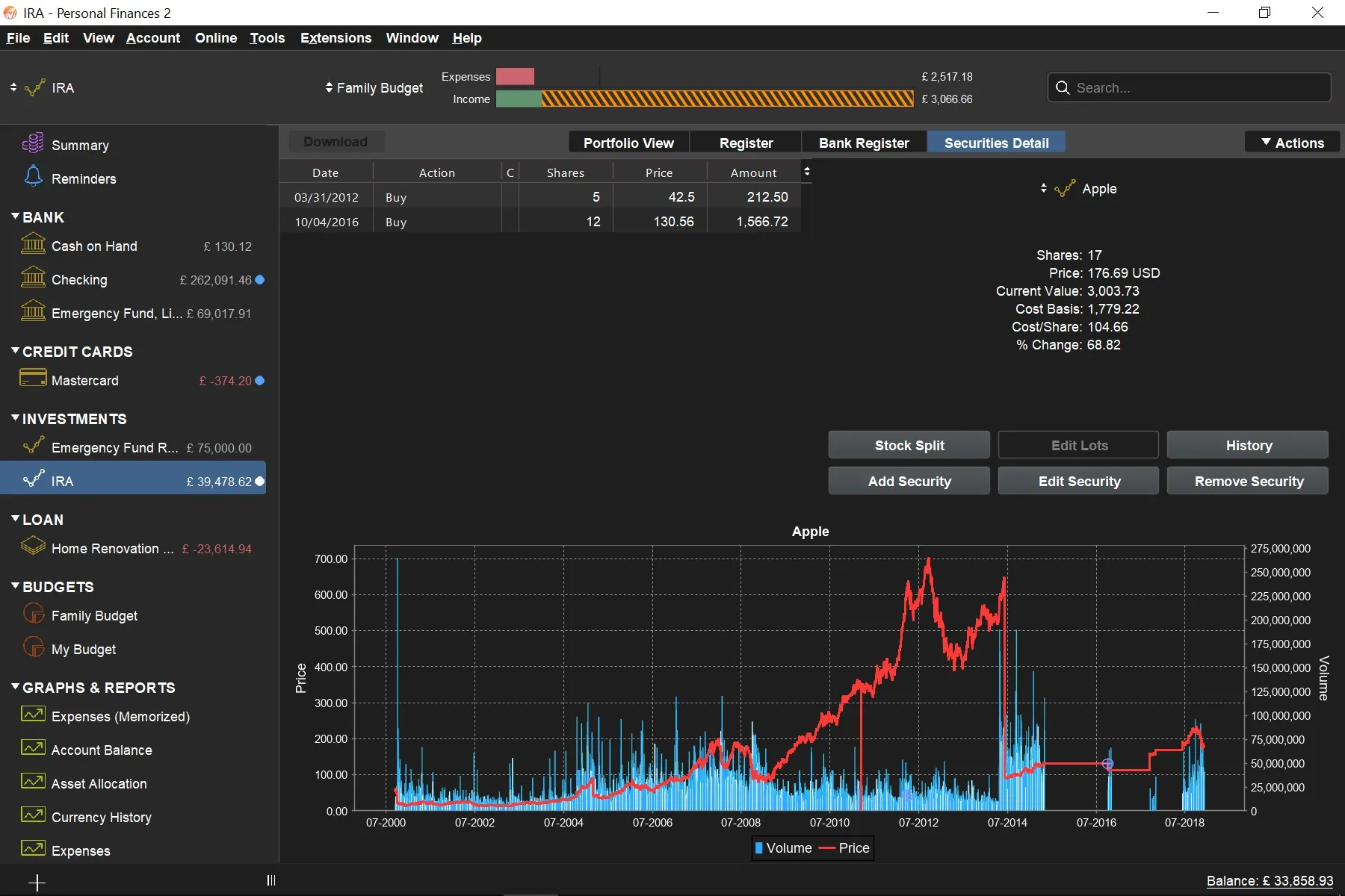 Moneydance screenshot 5