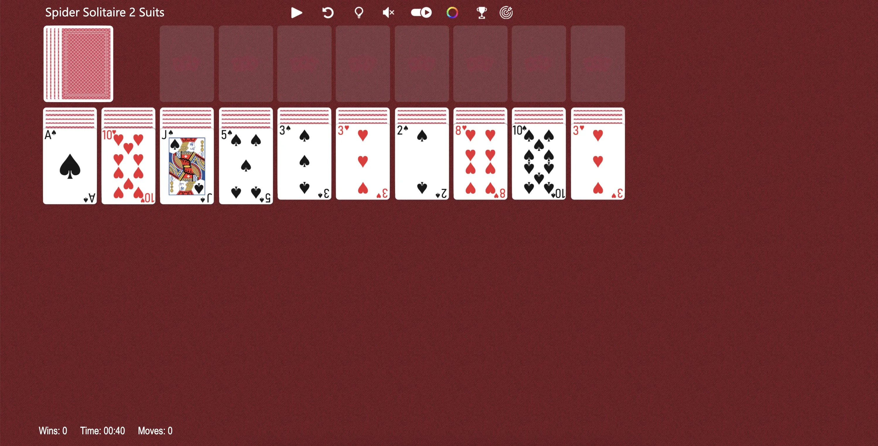 Spider Solitaire 2 Suits screenshot 4