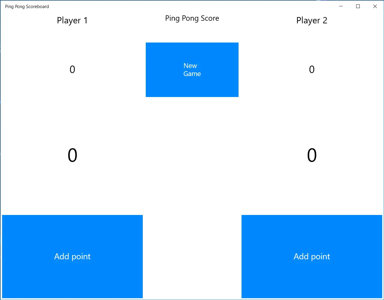 Ping Pong Scoreboard screenshot 1