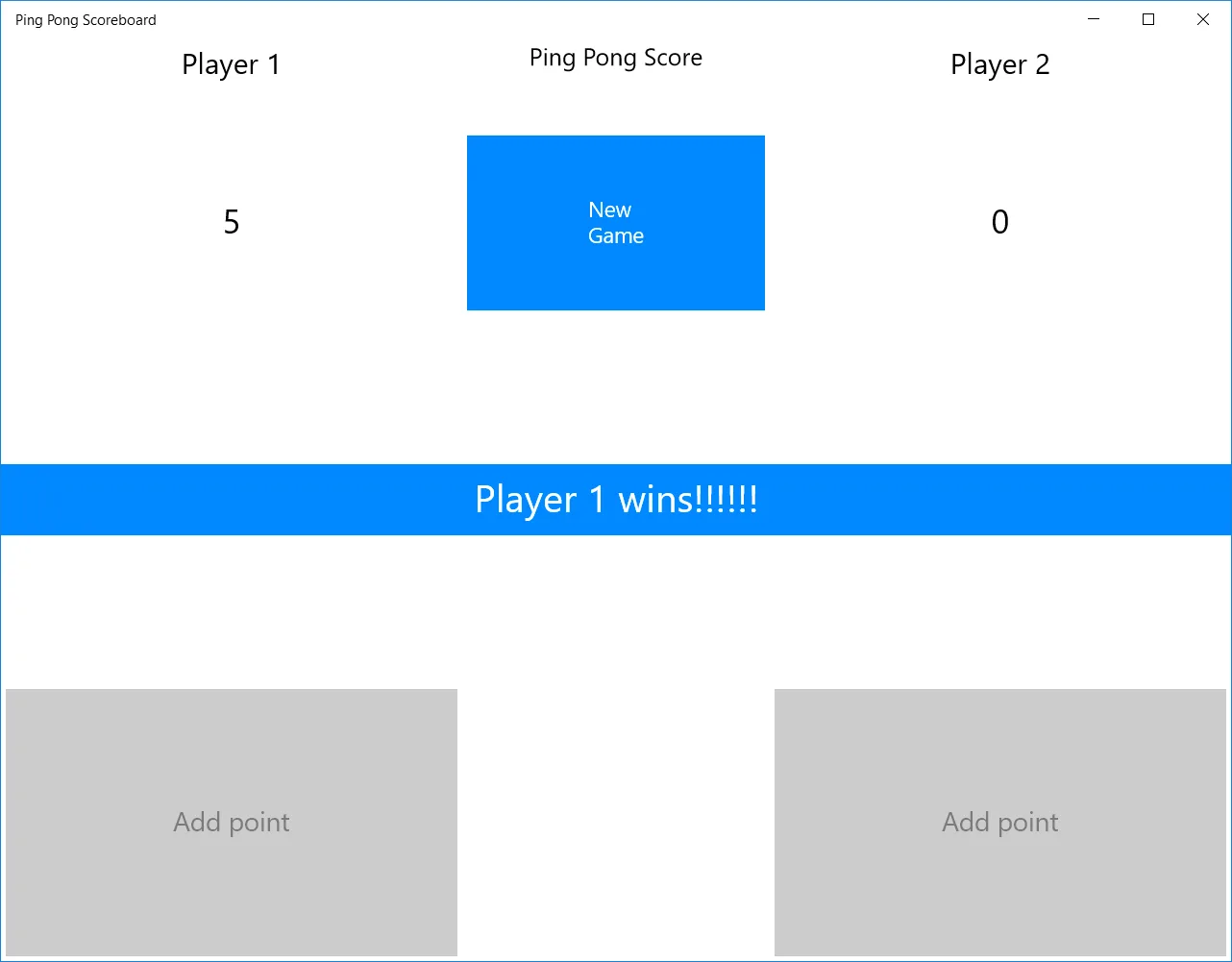 Ping Pong Scoreboard screenshot 2
