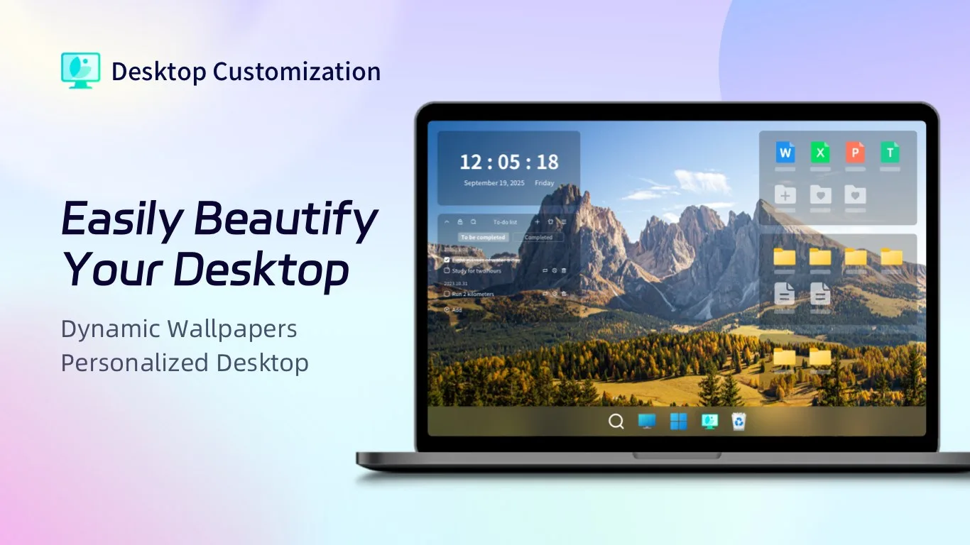 Desktop Customization – Dynamic Wallpapers & Desktop Organizer screenshot 1