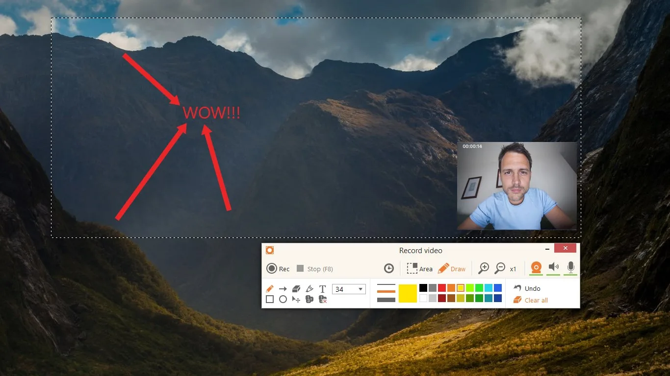 Icecream Screen Recorder screenshot 1