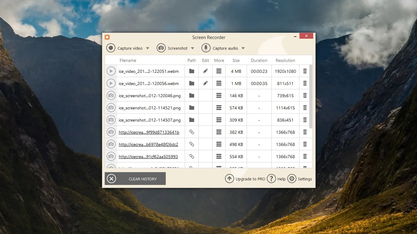 Icecream Screen Recorder screenshot 3