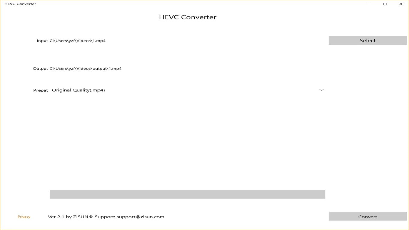 HEVC Converter screenshot 2