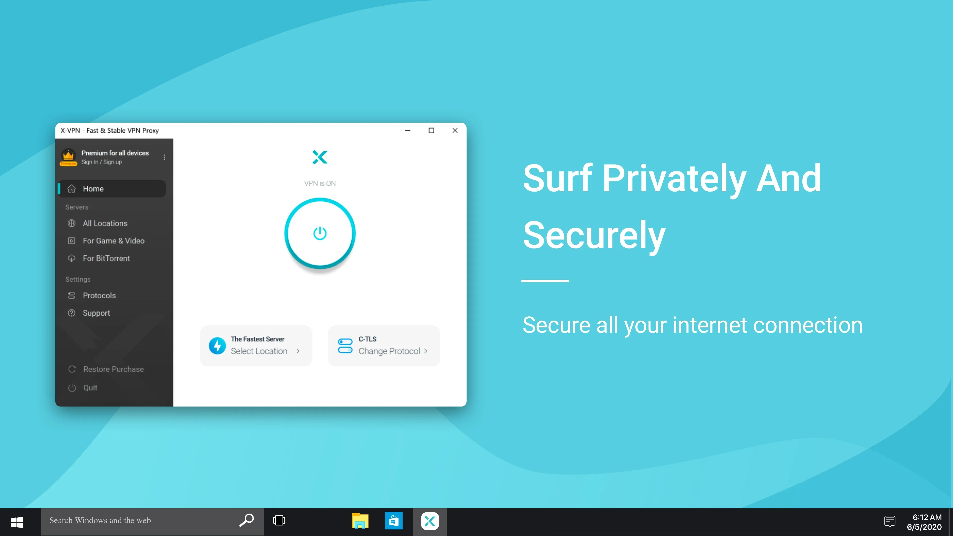 X-VPN - Best VPN Proxy master screenshot 1