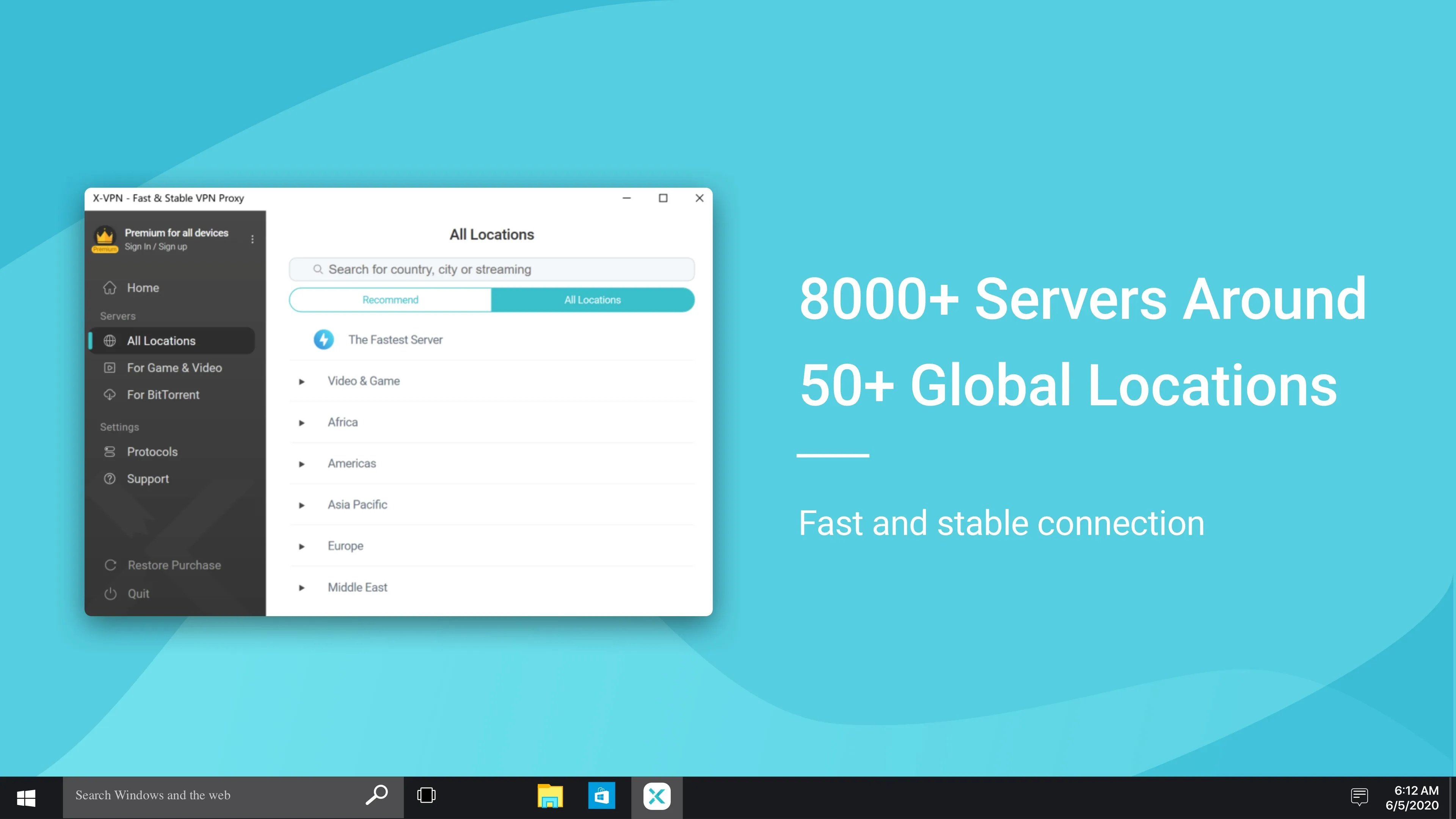 X-VPN - Best VPN Proxy master screenshot 3