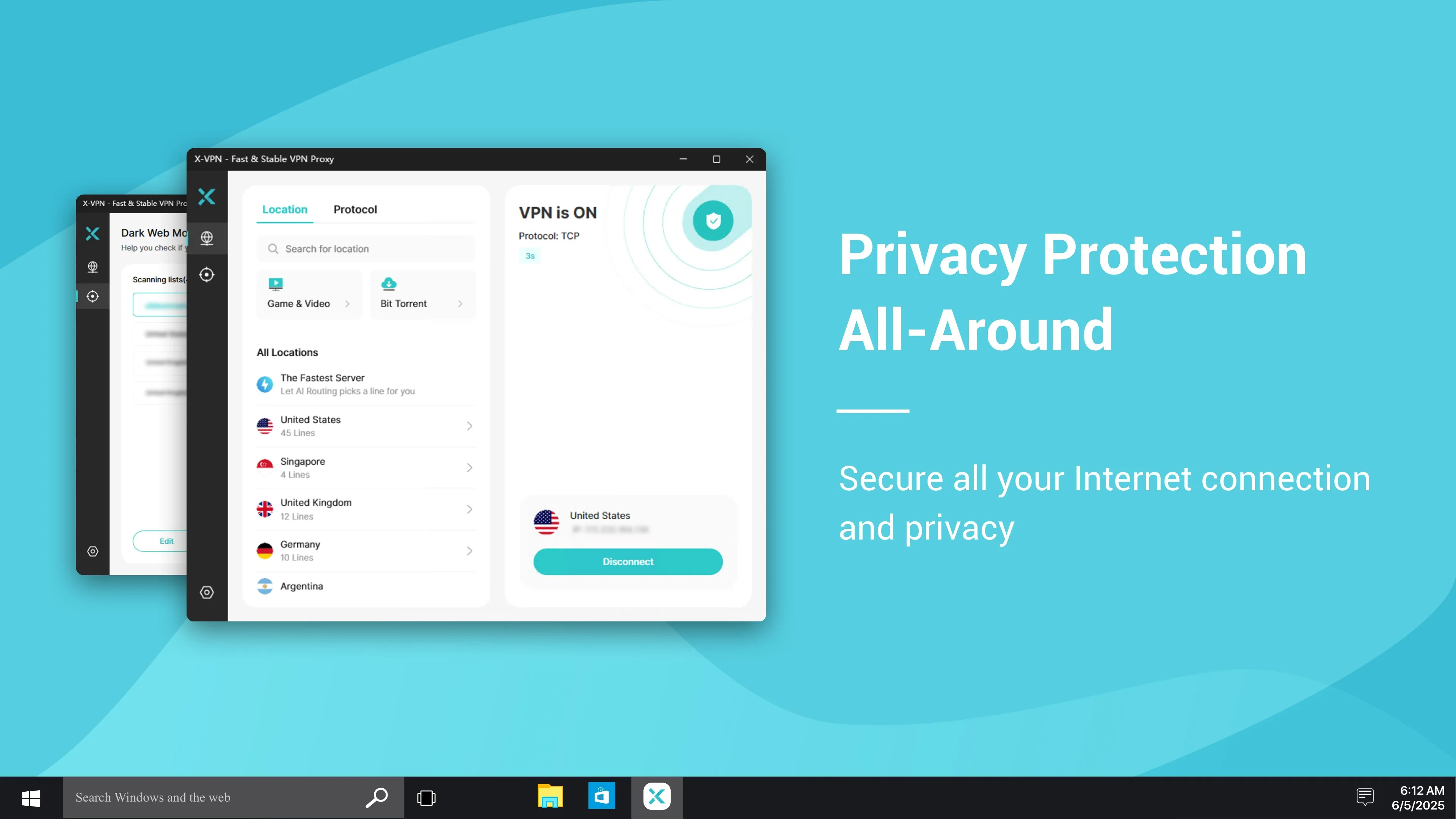 X-VPN - Best VPN Proxy master screenshot 5