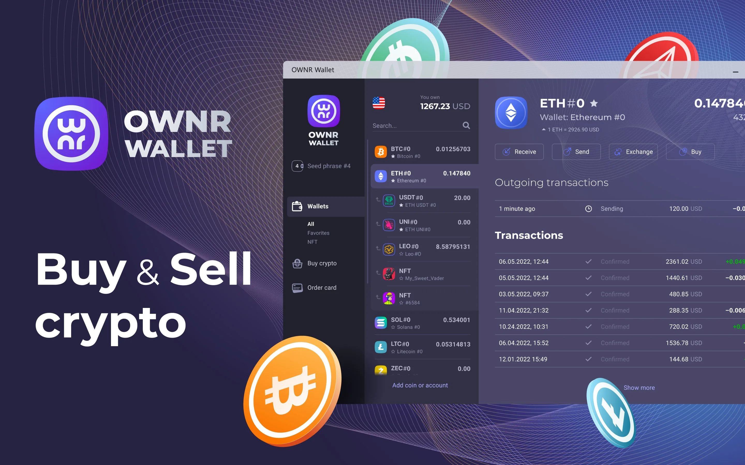 OWNR WALLET screenshot 1