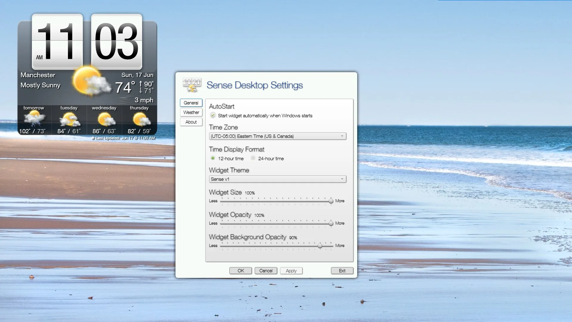 Sense Desktop screenshot 1
