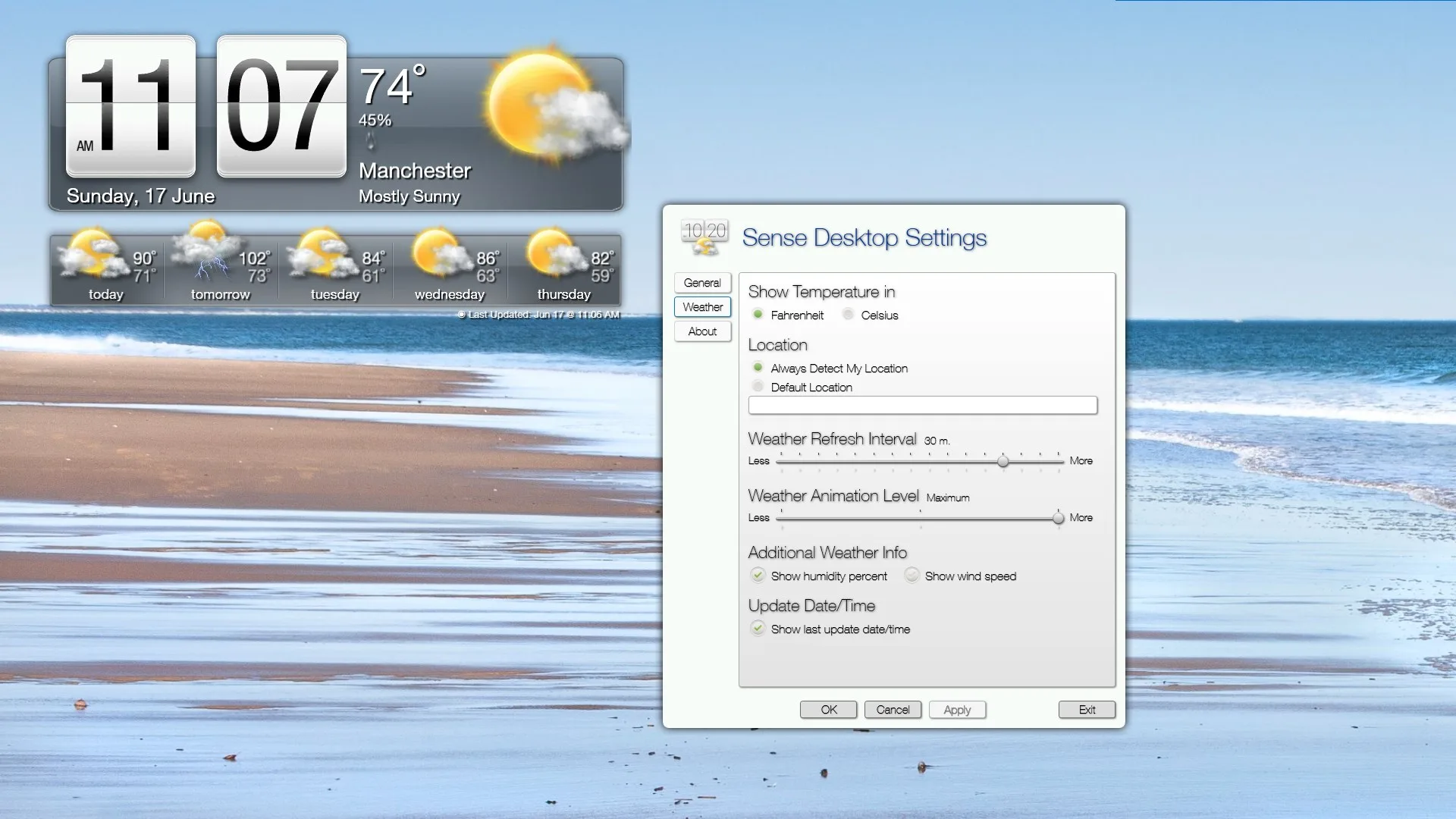 Sense Desktop screenshot 2