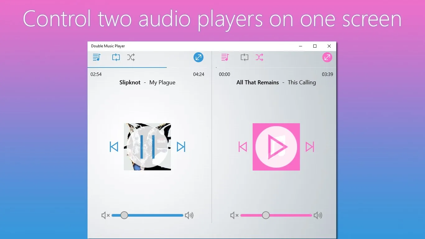 Double Music Player screenshot 4