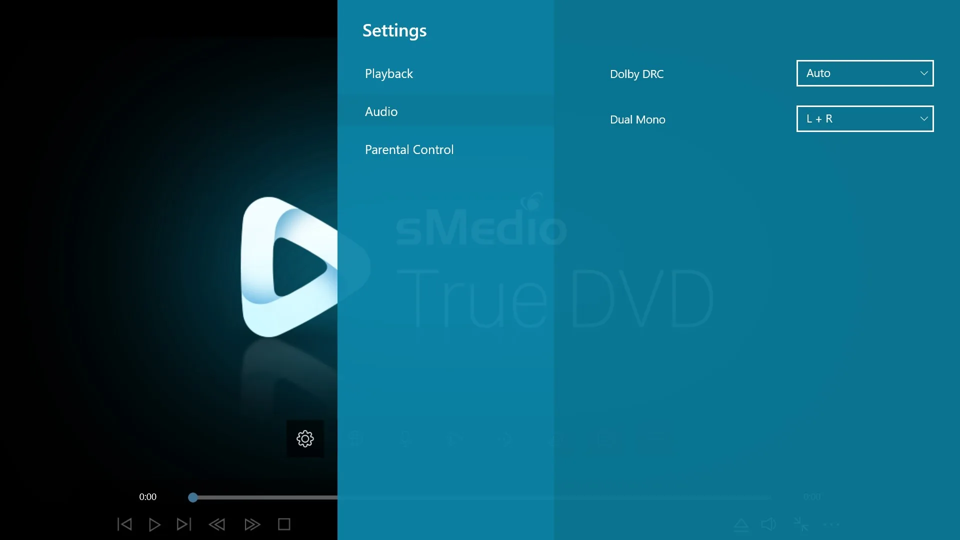 sMedio True DVD screenshot 2