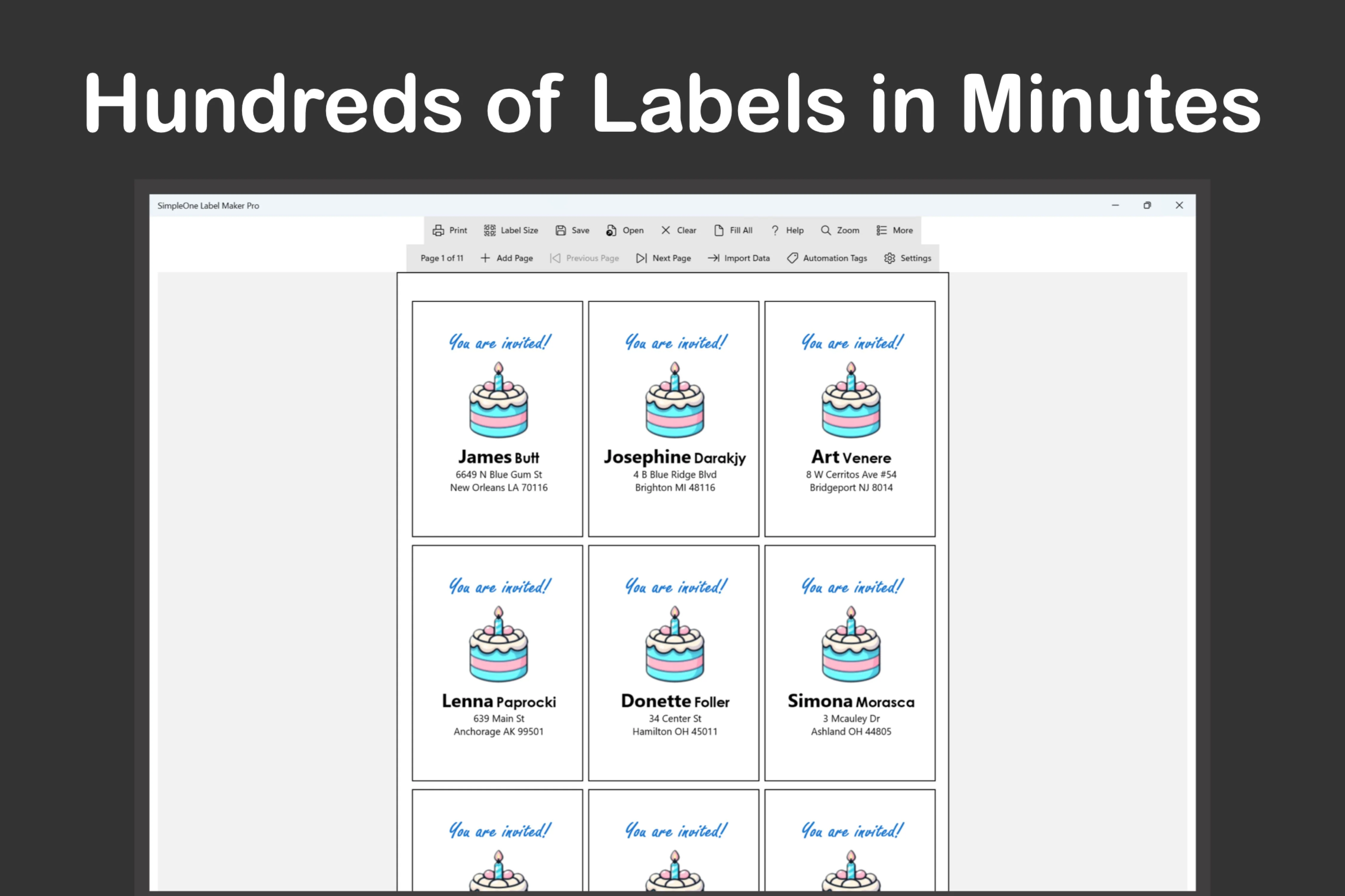 SimpleOne Label Maker Pro screenshot 2