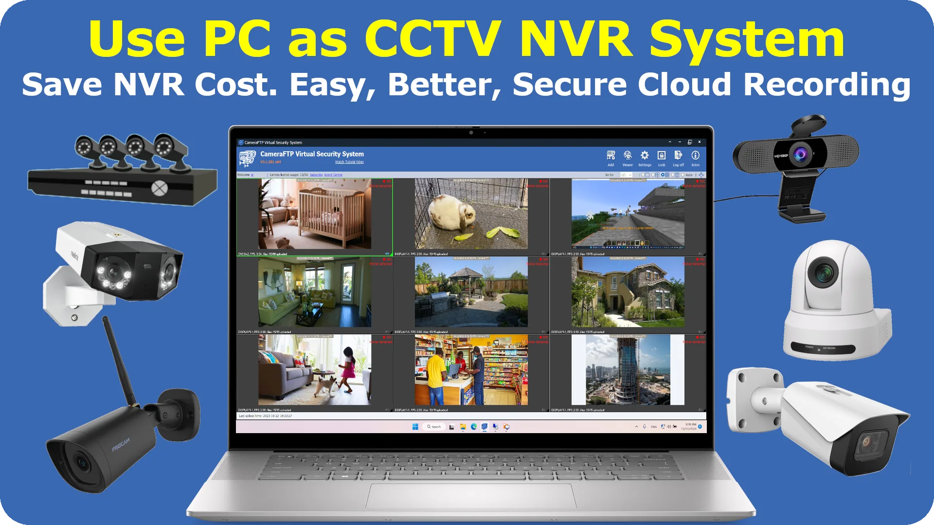 CameraFTP Virtual Security System screenshot 5