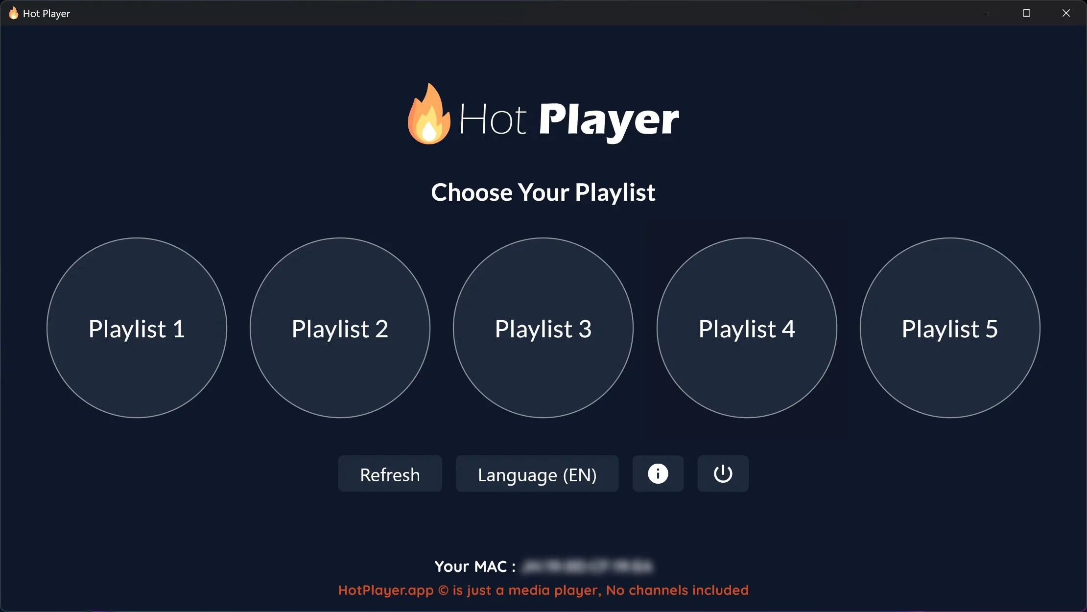 Hot Player screenshot 2