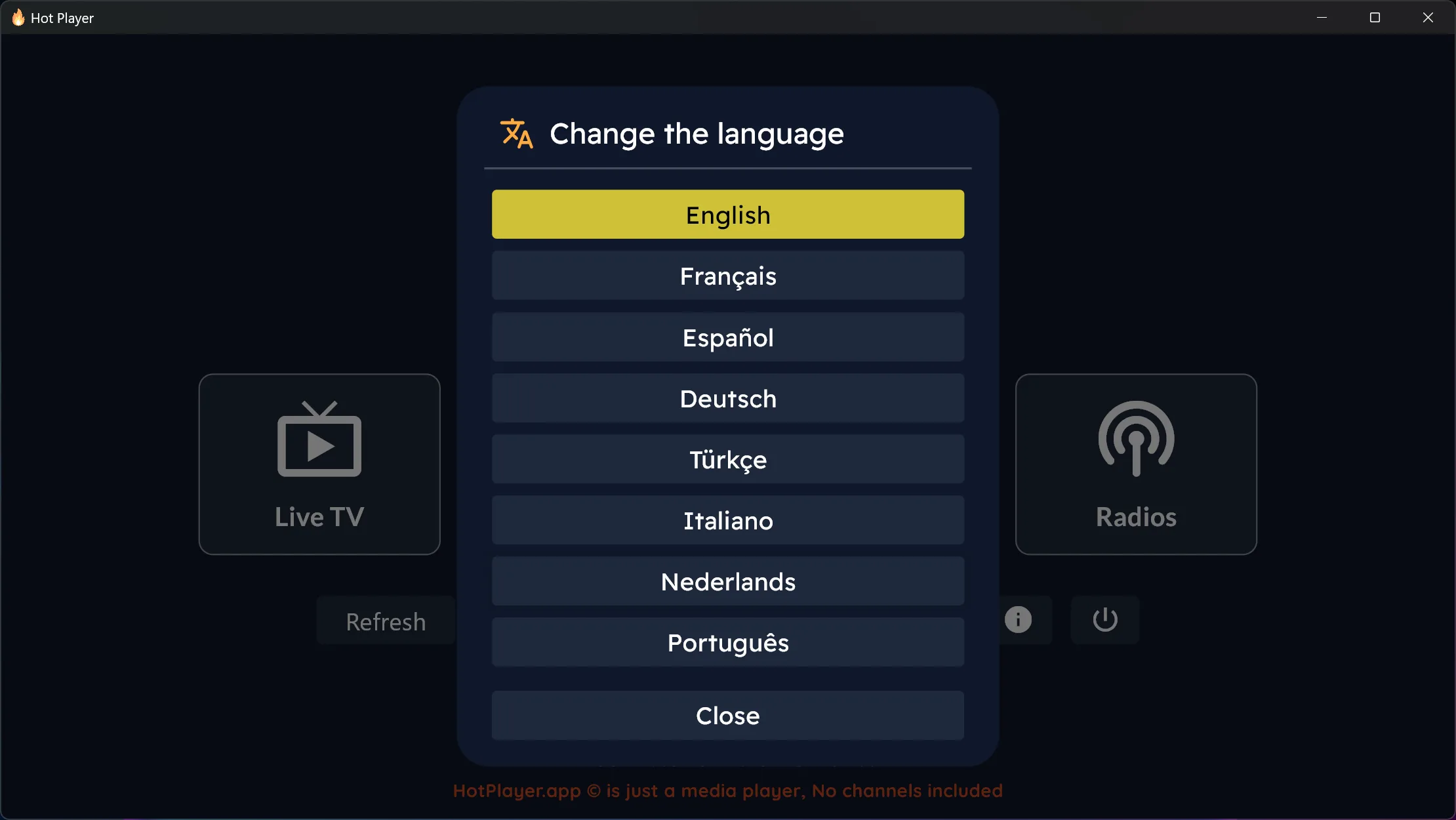 Hot Player screenshot 3