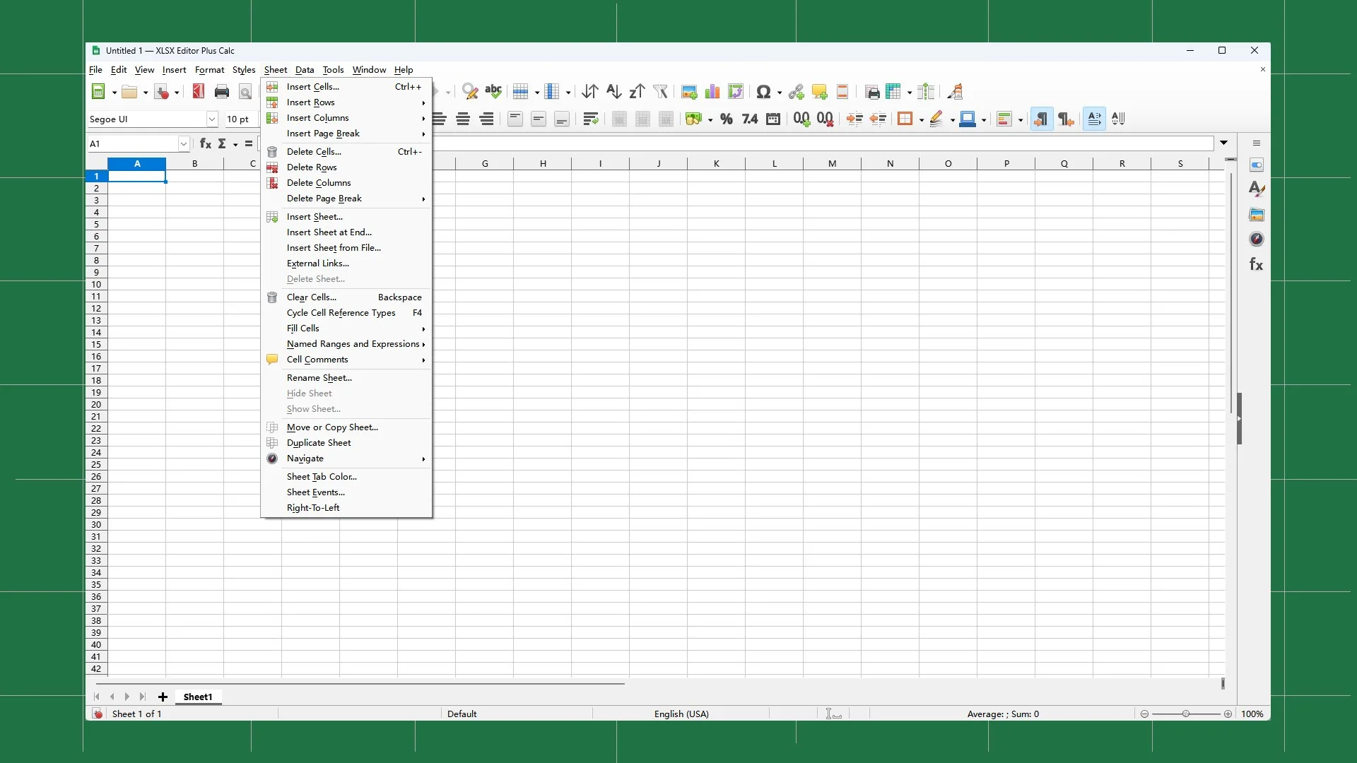XLSX Editor PLUS screenshot 2