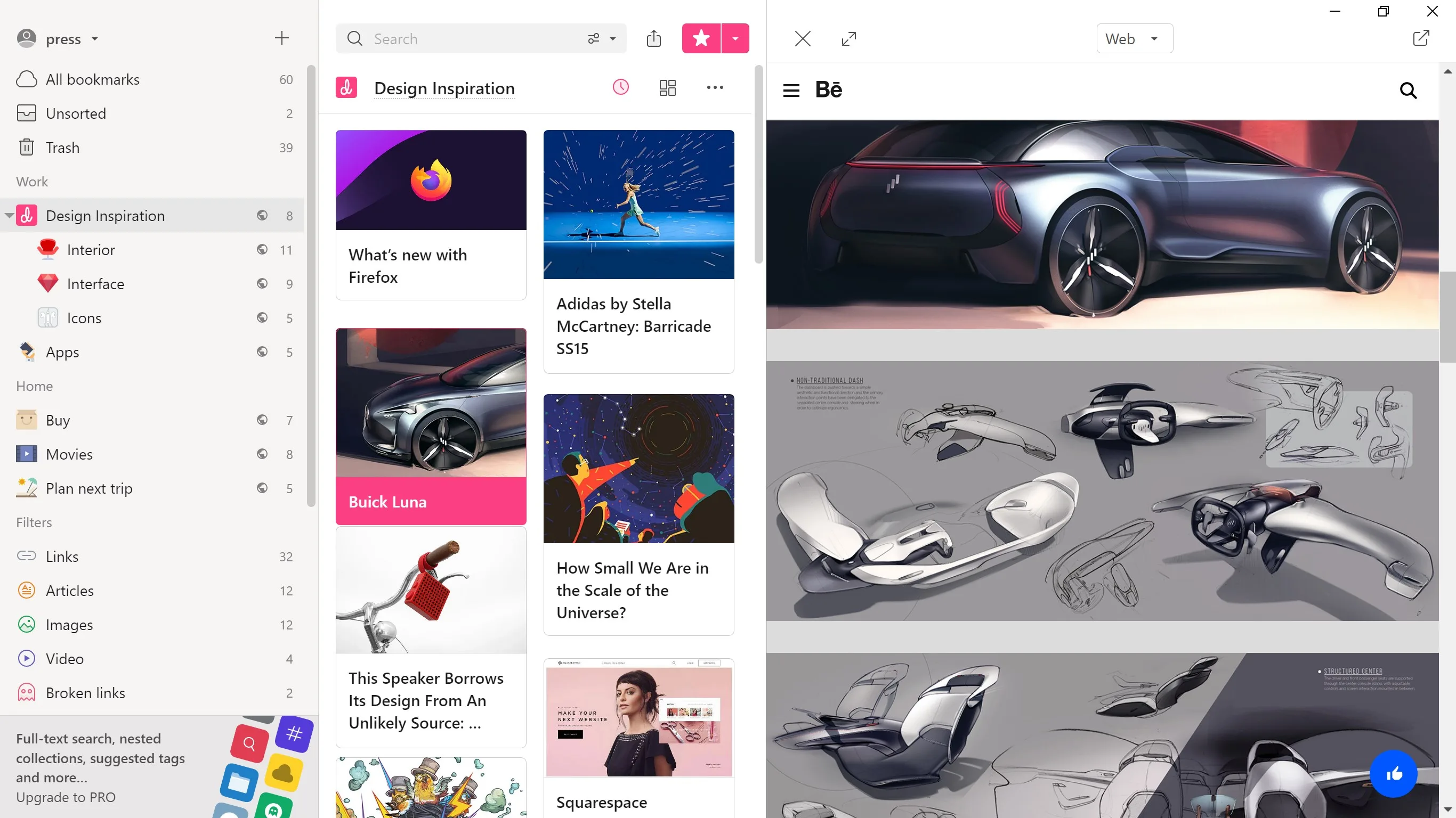 Raindrop.io screenshot 3