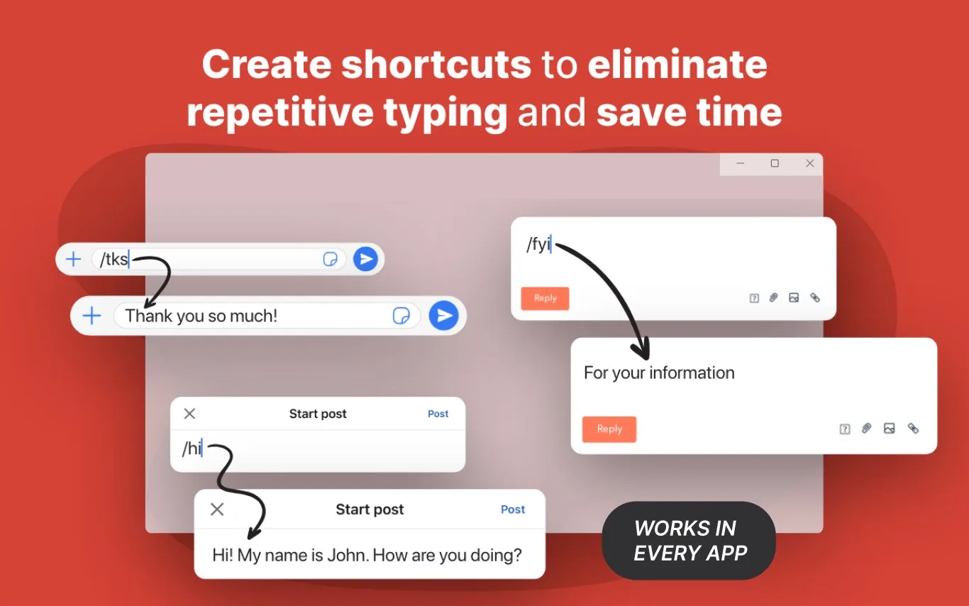 Text Blaze: Snippets and Templates screenshot 1