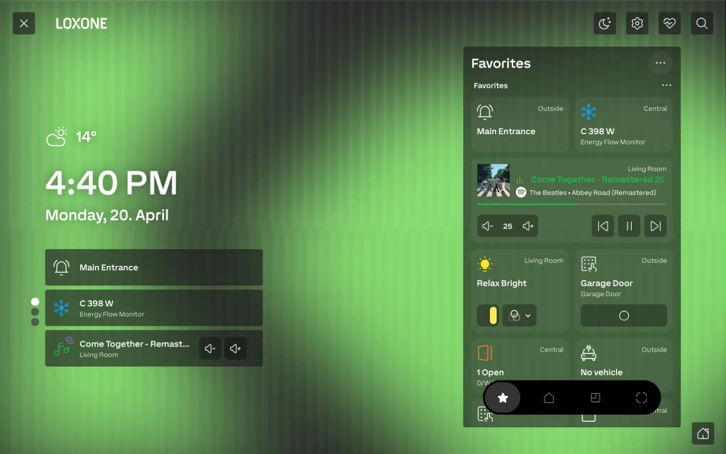 Loxone screenshot 4