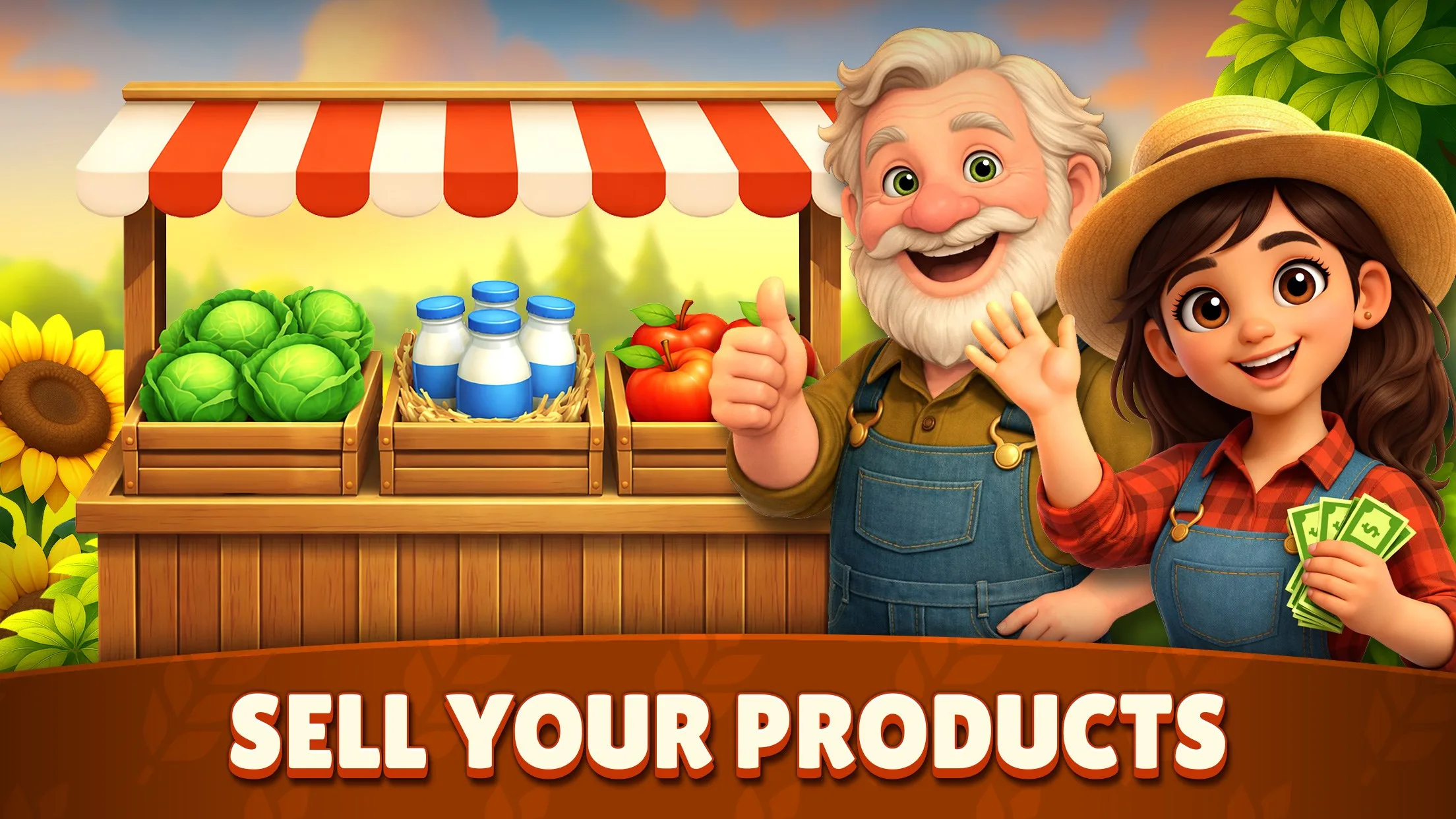 Animal Farm Life: Town Farming screenshot 2
