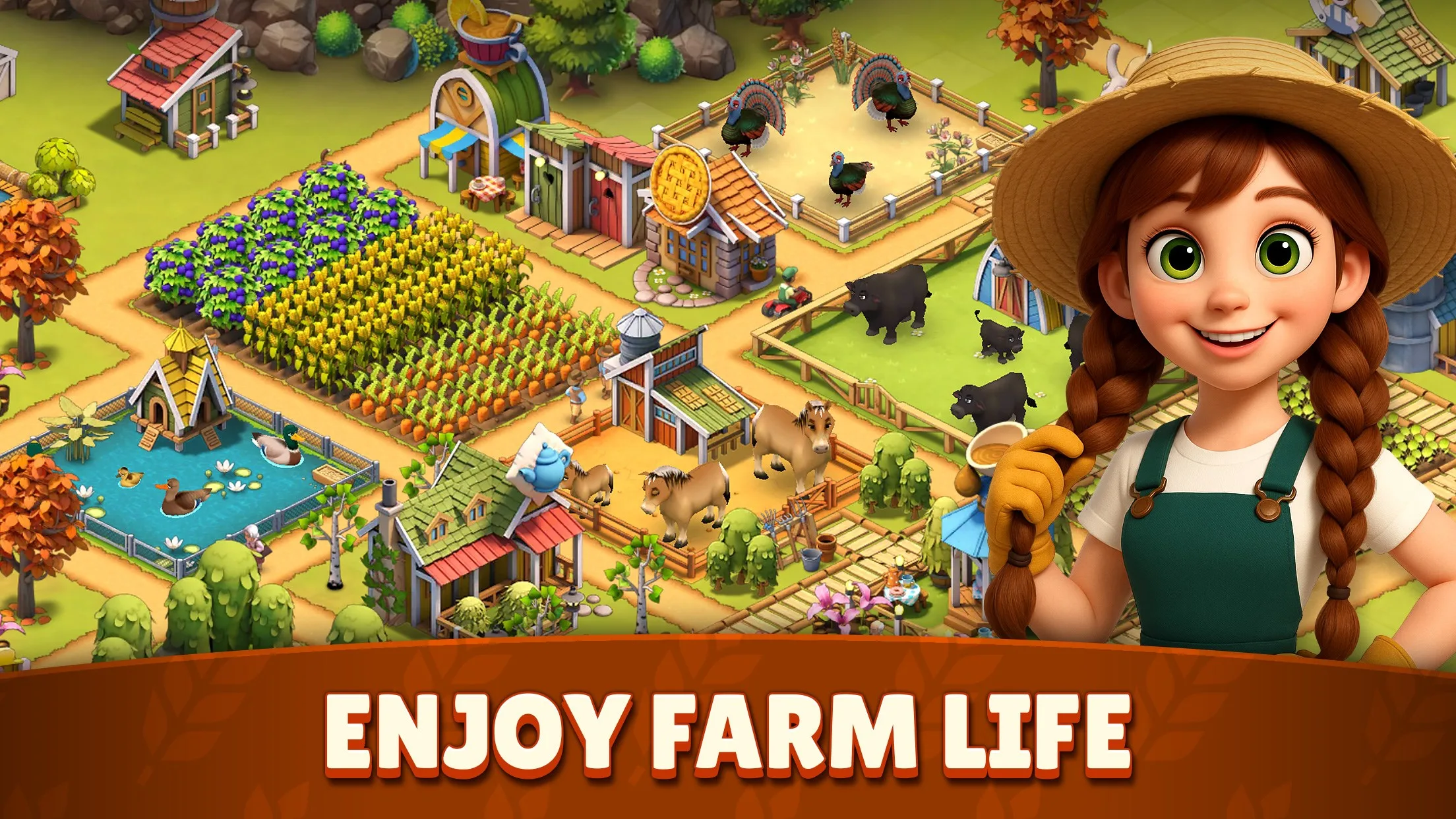 Animal Farm Life: Town Farming screenshot 5