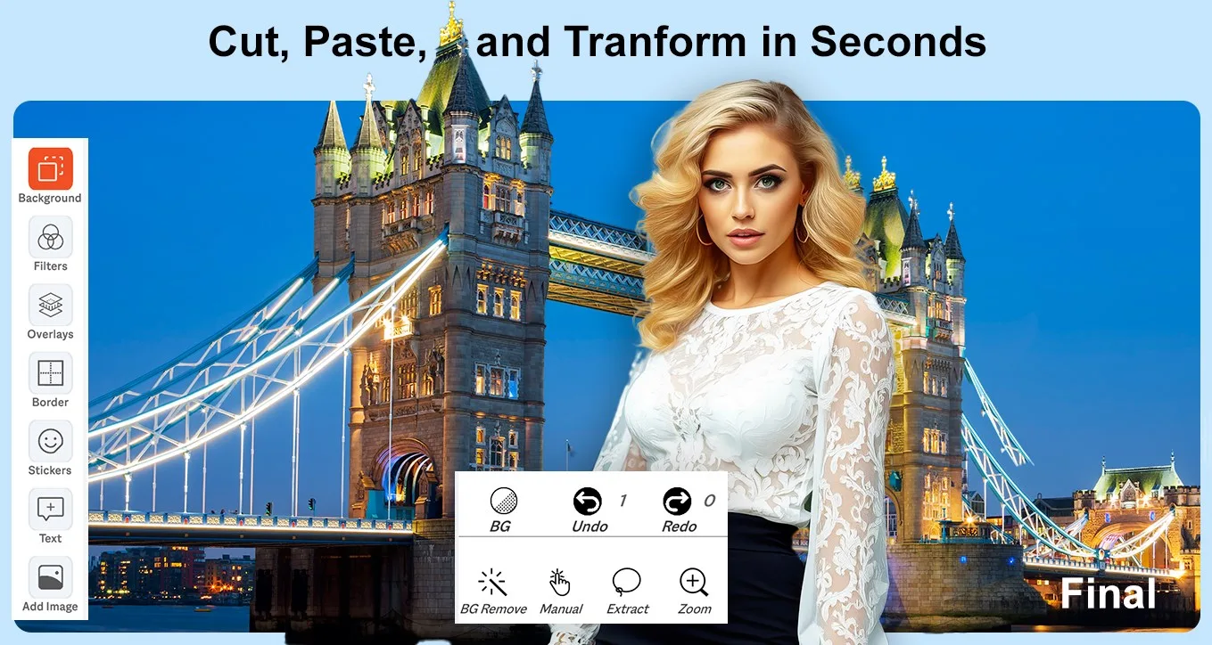 Cut Paste : Background Eraser Superimpose screenshot 3
