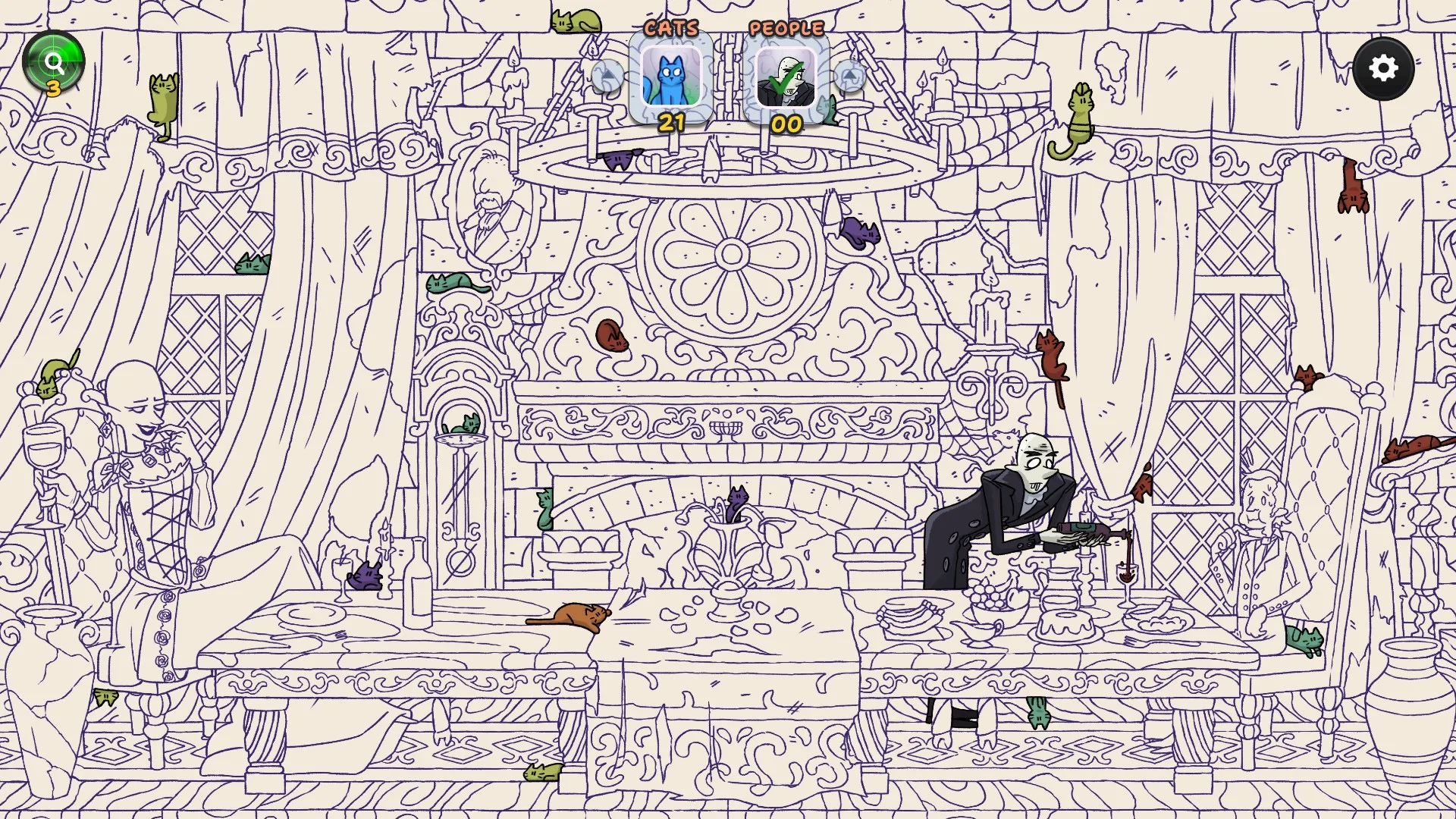Hidden Cats in Spooky Village screenshot 4
