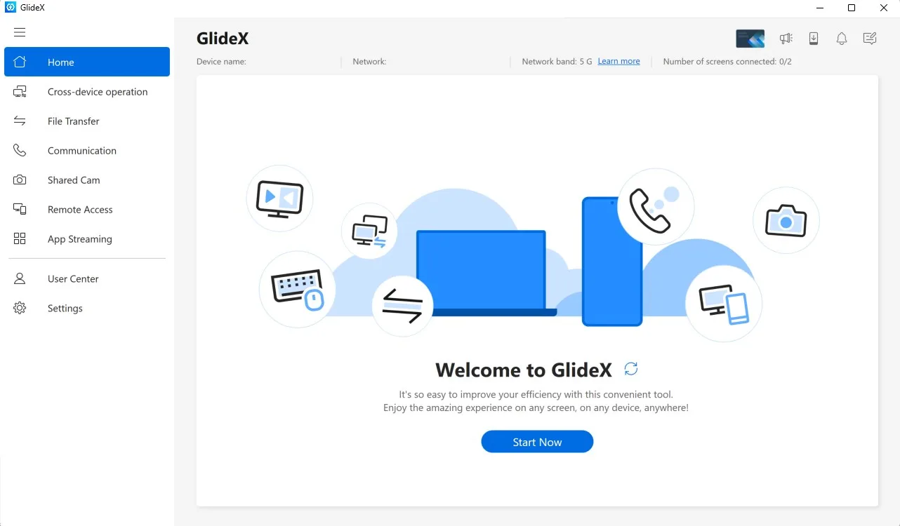 GlideX screenshot 1