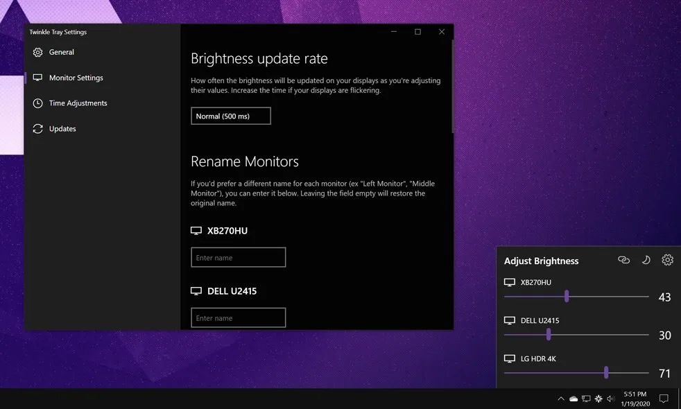 Twinkle Tray: Brightness Slider screenshot 4